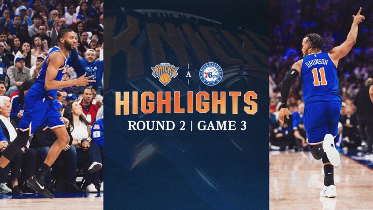 Knicks Take 3-0 Lead against Sixers in Game 3 of Eastern Conference Semifinals May 8, 2026