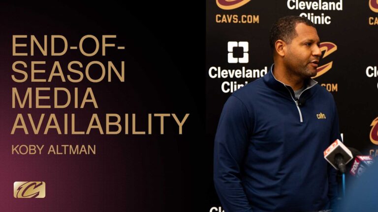 Koby Altman End-of-Season Media Availability 05.29.2026
