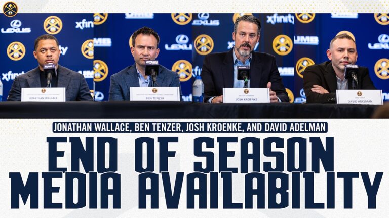 Kroenke, Adelman, Tenzer & Wallace Address Nuggets Offseason Plans Full Press Conference 5 8 26