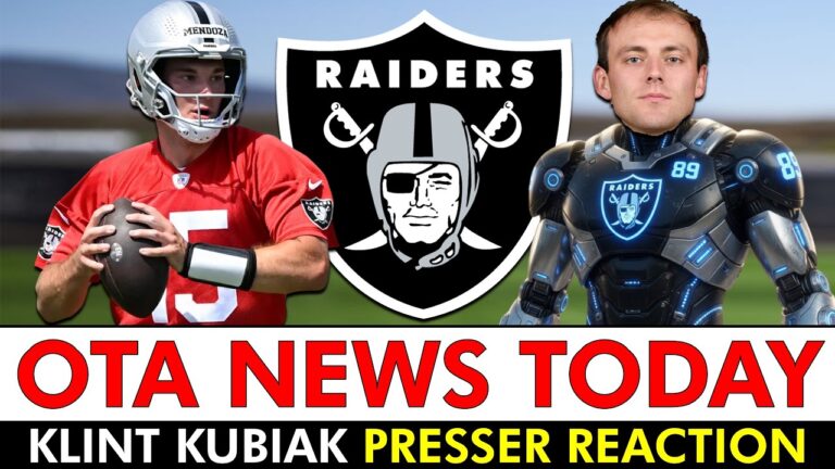 Las Vegas Raiders OTA Practice News Today Klint Kubiak Presser Reaction