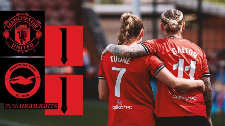 Last-Minute Leveller Man Utd v Brighton Highlights
