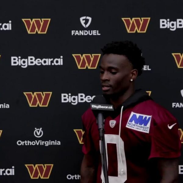 LIVE: CB Mike Sainristil Speaks to the Media After Today’s OTA