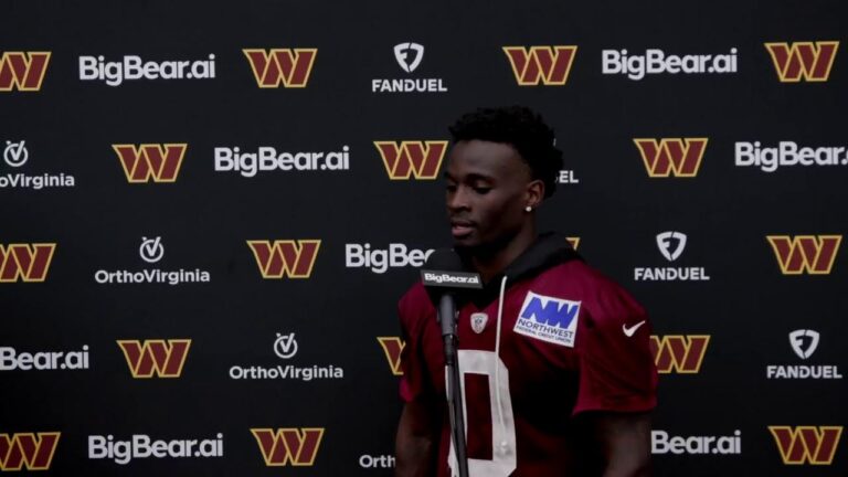LIVE: CB Mike Sainristil Speaks to the Media After Today’s OTA