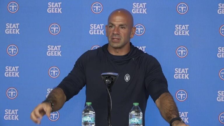 Live Press Conference: 10:15 AM CT: Titans HC Robert Saleh