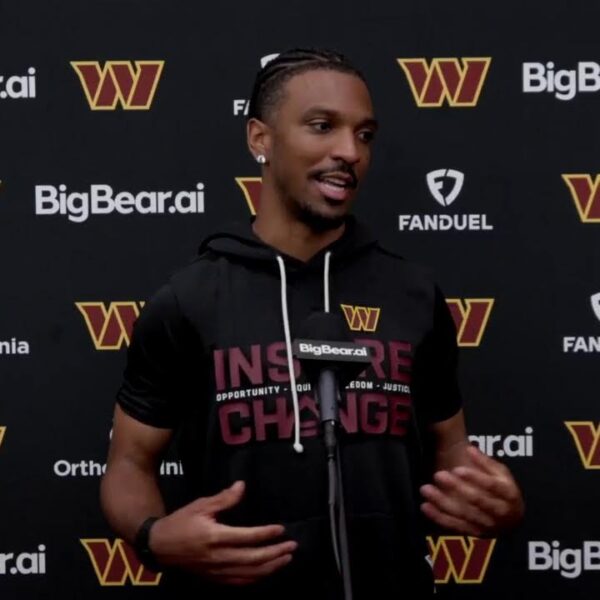 LIVE: QB Jayden Daniels Speaks to the Media After Today’s OTA
