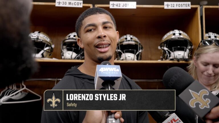 Lorenzo Styles Jr. Ready to Compete on Defense Saints Rookie Minicamp 2026