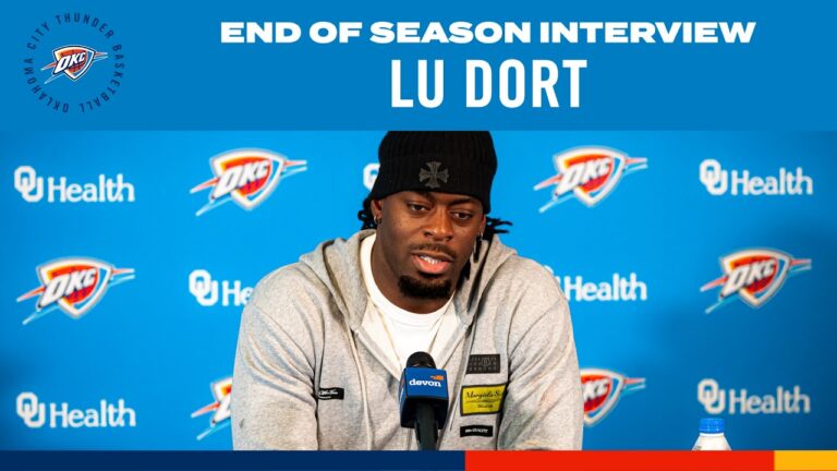 Lu Dort 2025-26 End-of-Season Interviews OKC Thunder