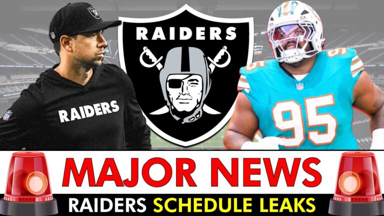 MAJOR Raiders News Is Pouring In Ft. Benito Jones & NFL Schedule LEAKS