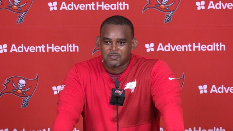Marcus West on Calijah Kancey’s Command of the Defense Press Conference Tampa Bay Buccaneers