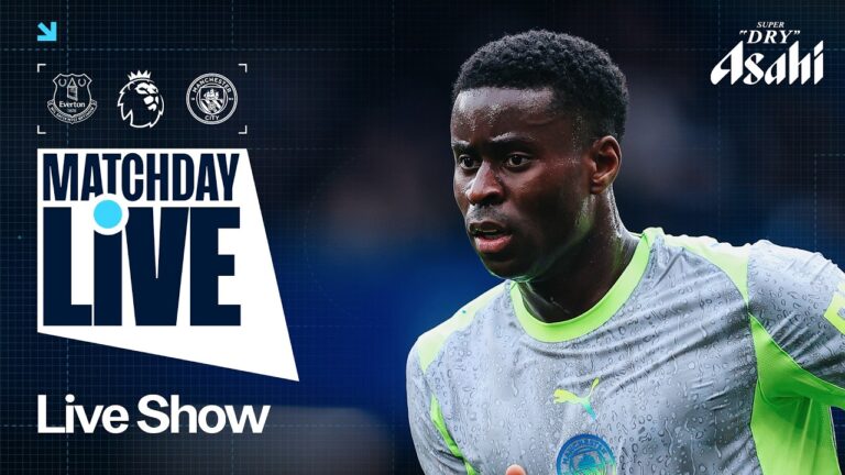 MATCHDAY LIVE! MAN CITY ARE ON THE ROAD AT EVERTON! Everton v Man City Premier League