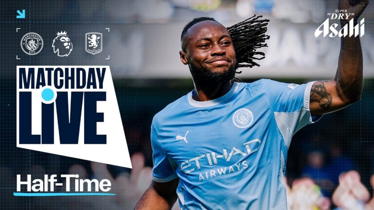 MATCHDAY LIVE! SEMENYO STRIKES AS CITY LEAD VILLA! Man City 1-0 Aston Villa Premier League