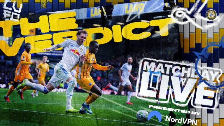 Matchday Live: The Verdict Leeds United v Brighton & Hove Albion