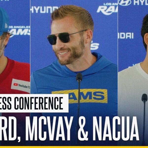 Matthew Stafford Talks Contract Extension Sean McVay & Puka Nacua On OTAs & Rookie Class Progress