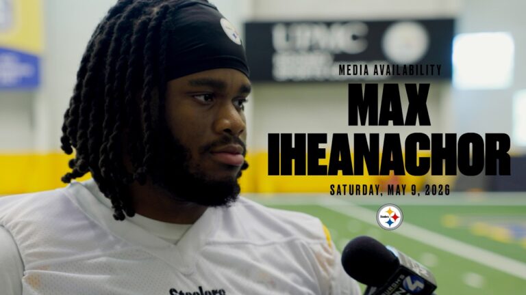 Max Iheanachor Media Availability (May 9) Pittsburgh Steelers