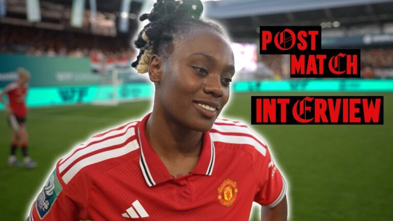 Melvine Malard post-match interview United 8 Spurs 2 World Sevens