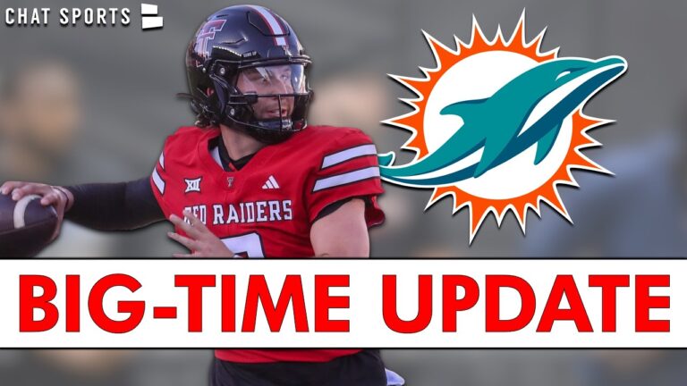 Miami Dolphins Just Got A MAJOR UPDATE On Brendan Sorsby