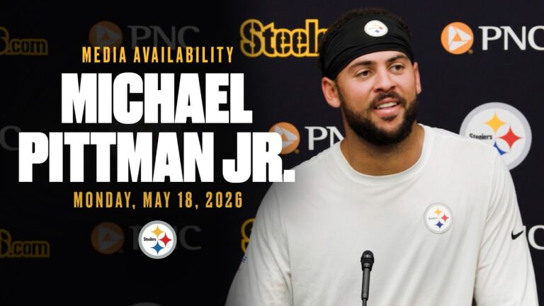 Michael Pittman Jr. Media Availability (May 18) Pittsburgh Steelers