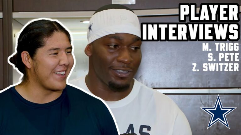 Michael Trigg, Shiyazh Pete, & Zach Switzer on Rookie Minicamp Player Interviews