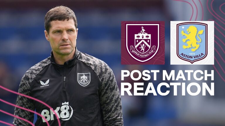 Mike Jackson On Home Draw Against The Villains REACTION Burnley 2-2 Aston Villa