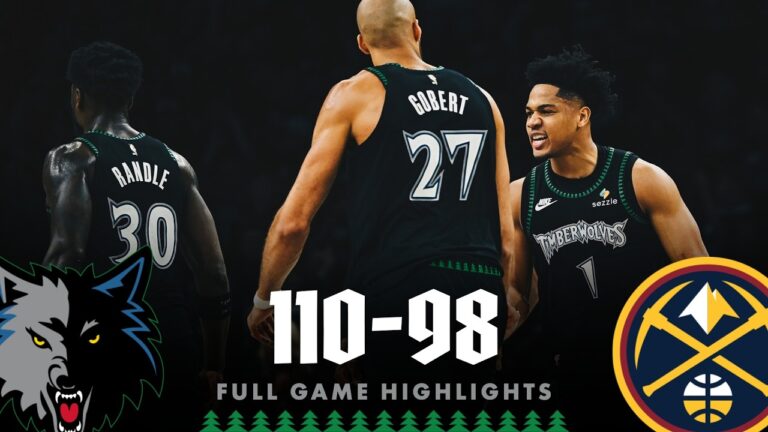 Minnesota Timberwolves Win The Series Vs The Denver Nuggets 4-2 (110-98) 04.30.26