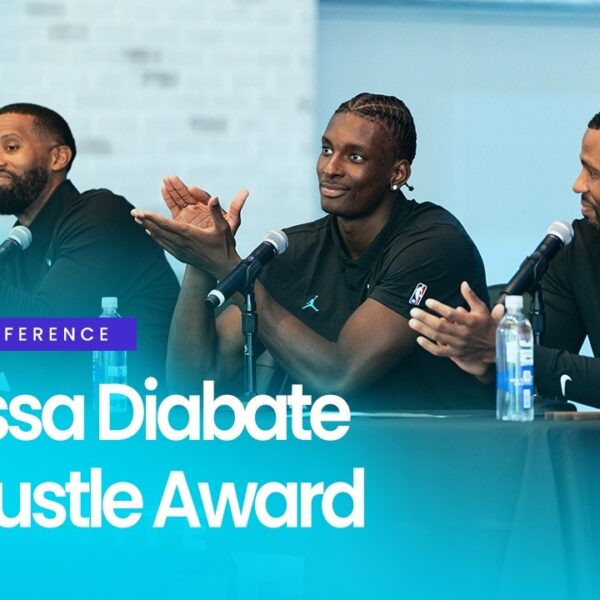 Moussa Diabate KIA NBA Hustle Award Press Conference 5 27 26