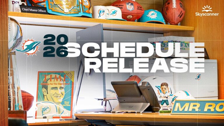 Mr. Ross wants to see you Miami Dolphins 2026-27 Schedule Release