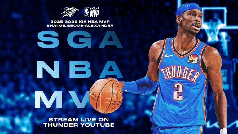 MVP Press Conference Shai Gilgeous-Alexander Wins 2025-26 Kia NBA MVP OKC Thunder