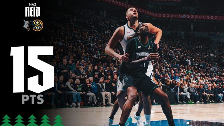 Naz Reid Scorches The Nuggets Off The Bench In A Close Out Game With 15 Points 04.30.26