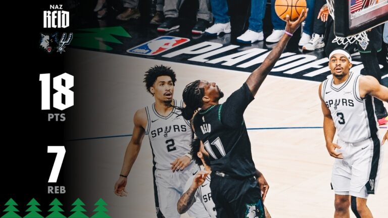 Naz Reid With 18 Points Off The Bench Vs The San Antonio Spurs 05.15.26