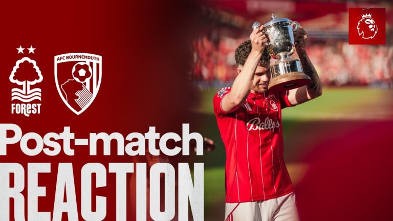 Neco Williams’ Reaction Nottingham Forest 1-1 AFC Bournemouth Premier League