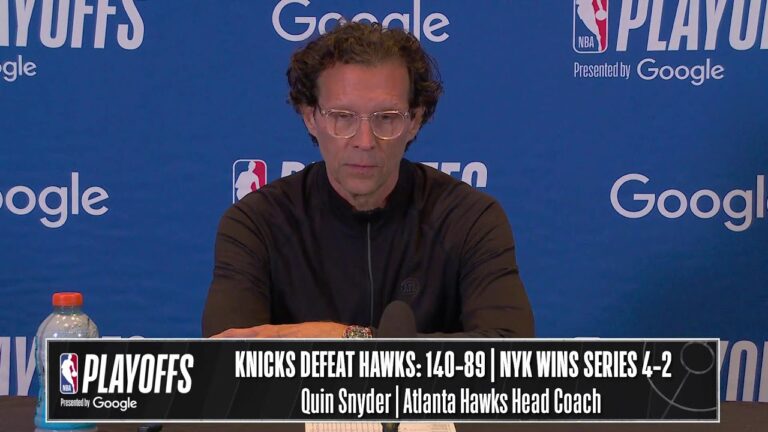 New York Knicks vs. Atlanta Hawks Game 6 Postgame Media Availability