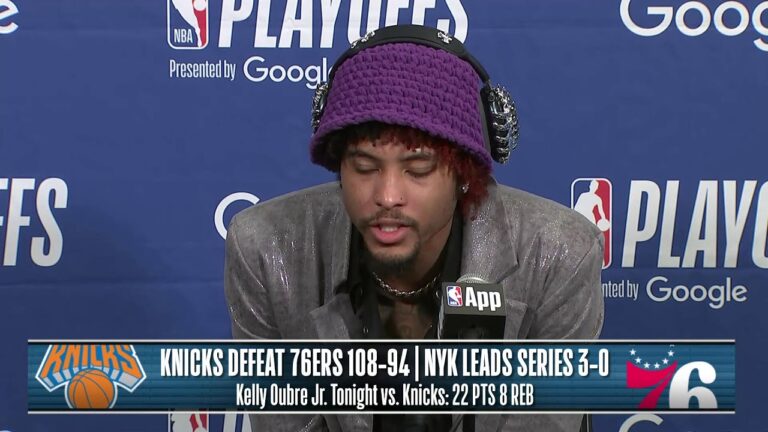 New York Knicks vs. Philadelphia 76ers Game 3 Postgame Media Availability