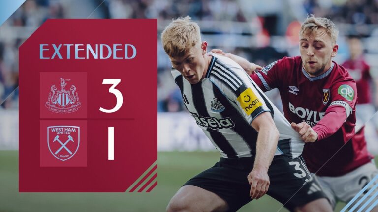 Newcastle 3-1 West Ham Premier League Extended Highlights