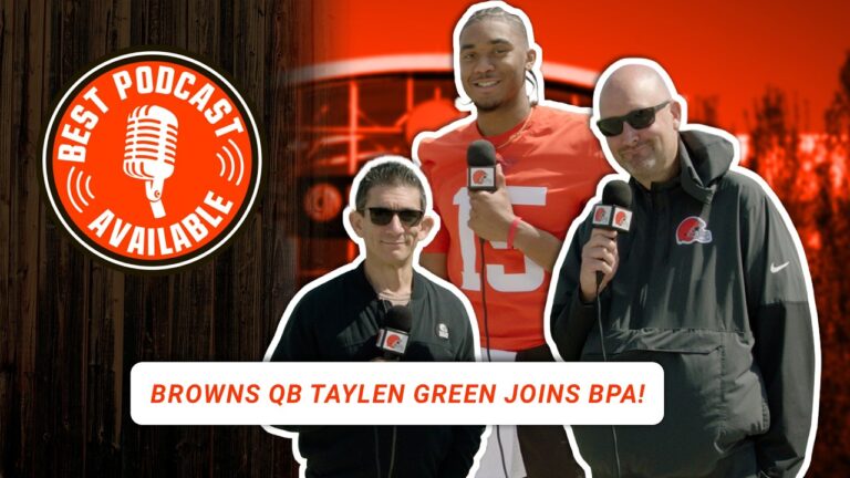Newest Browns QB Taylen Green: Im one of the guys! Best Podcast Available 5.12.26