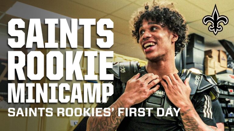 Newest Saints Arrive for 2026 Rookie Minicamp