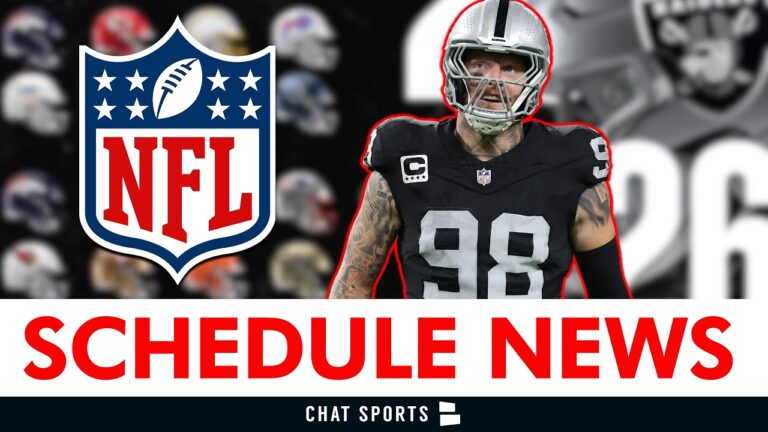 NFL Schedule News Las Vegas Raiders Strength Of Schedule For 2026