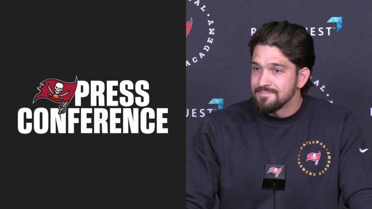 Nick Schrage on The National Coaching Academy Experience Press Conference Tampa Bay Buccaneers