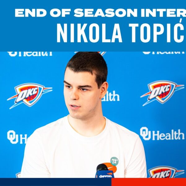Nikola Topić 2025-26 End-of-Season Interviews OKC Thunder