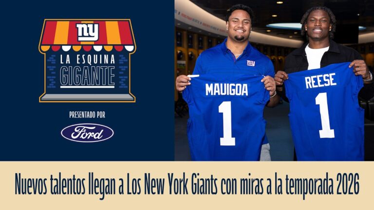 Nuevos talentos llegan a Los New York Giants con miras a la temporada 2026 La Esquina Gigante