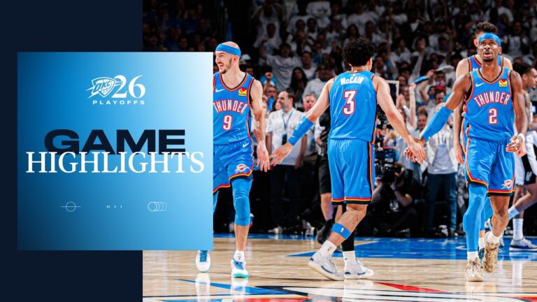 OKC Thunder vs San Antonio Spurs Playoffs WCF Game 2 Game Highlights May 20, 2026