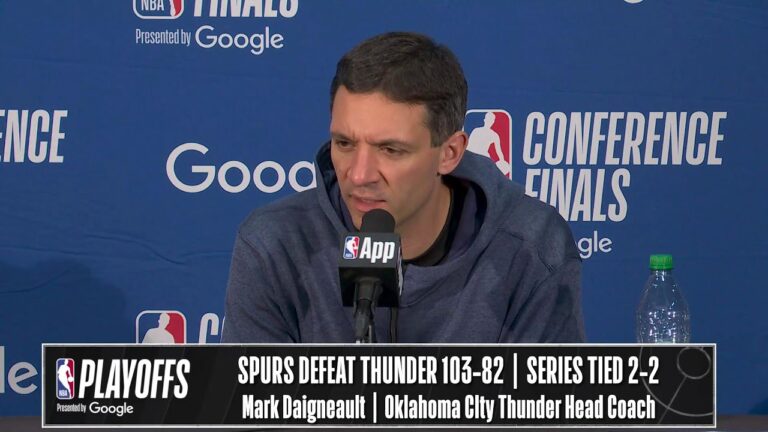 Oklahoma City Thunder vs. San Antonio Spurs Game 4 Postgame Media Availability