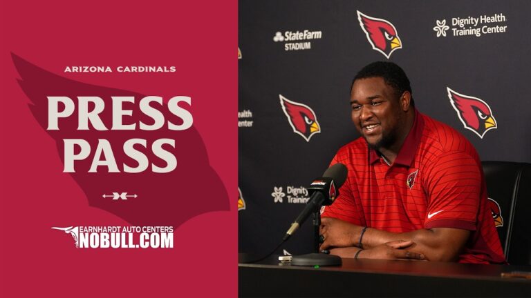 OL Jayden Williams Introductory Press Conference Arizona Cardinals
