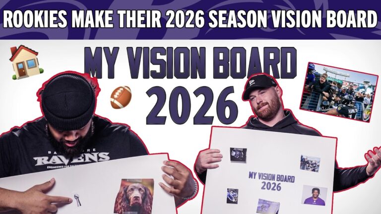 Olaivavega Ioane, Ravens Rookies Make Rookie Season Vision Boards Rookie Superlatives