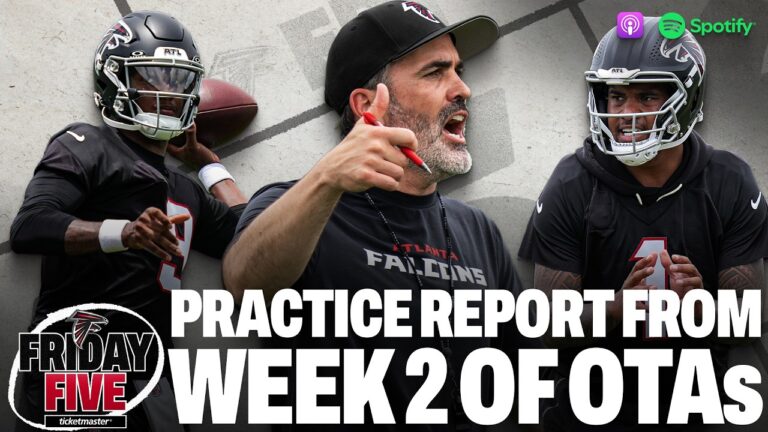 Our notes from the second week of OTAs Atlanta Falcons Friday Five Podcast