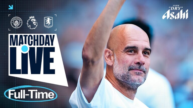 PEP, BERNARDO & JOHN STONES BID FAREWELL TO MAN CITY Man City 1-2 Aston Villa Premier League
