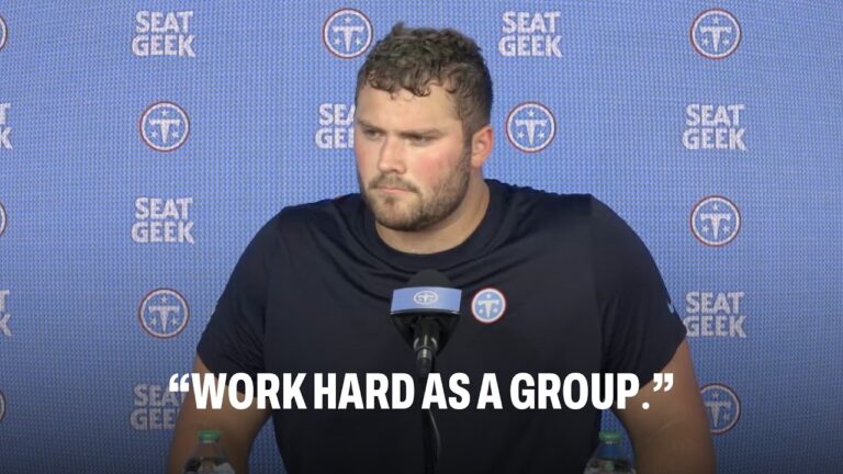 Peter Skoronski on Going Into Year 4 of His Career Tennessee Titans