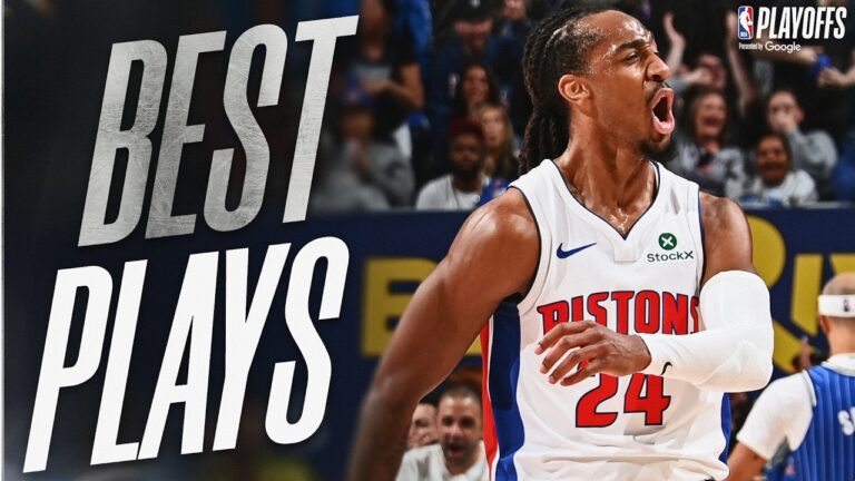 Pistons BEST PLAYS from 4-3 Series Win vs Magic