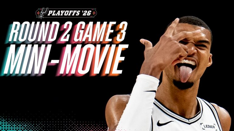 Playoffs Round 2 Game 3 Mini-Movie – Wemby Goes OFF for 39 PTS, 15 REB, 5 BLK in Spurs Win!