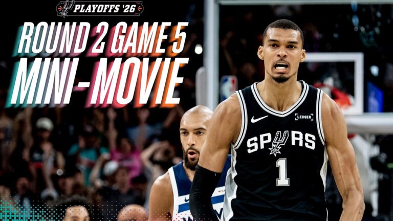 Playoffs Round 2 Game 5 Mini-Movie – Wemby Drops 27 PTS, 17 REB in Return for a Spurs Win!