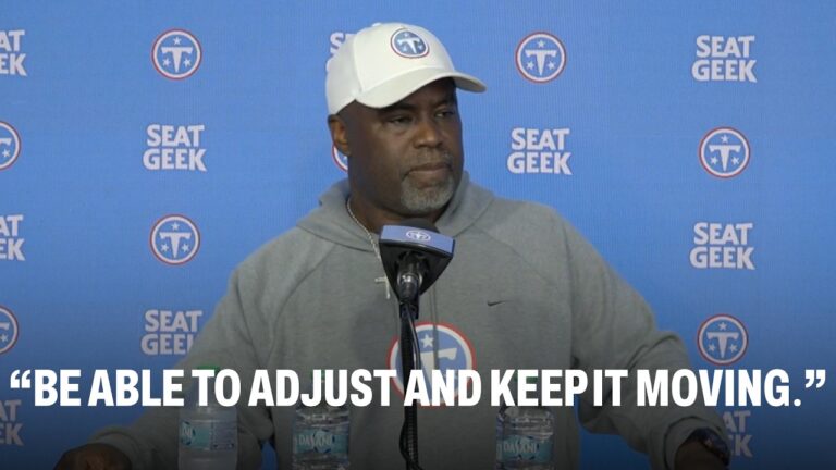 Position Coaches Press Conference Tennessee Titans